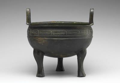 图片[2]-Ding cauldron with double ring pattern, Western Zhou period (c. 1046-771 BCE)-China Archive